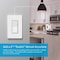 Lutron Caseta Diva White 150 W Toggle Smart-Enabled Dimmer Switch 1 pk DVRF-6L-WH-R - alternate 9